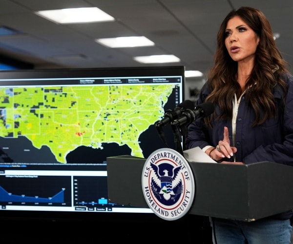 Noem Urges Americans to Stay Off Roads as Fern Hits