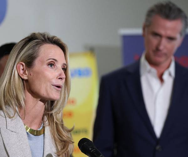 Newsom's Wife: Christians Hold Back Abortion Agenda