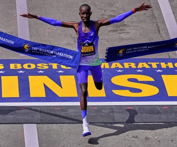 Defending Champ John Korir Breaks Boston Marathon Record, Sharon Lokedi Also Repeats