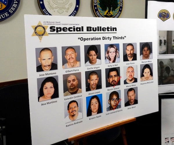 24 Mexican Mafia Members Arrested in California