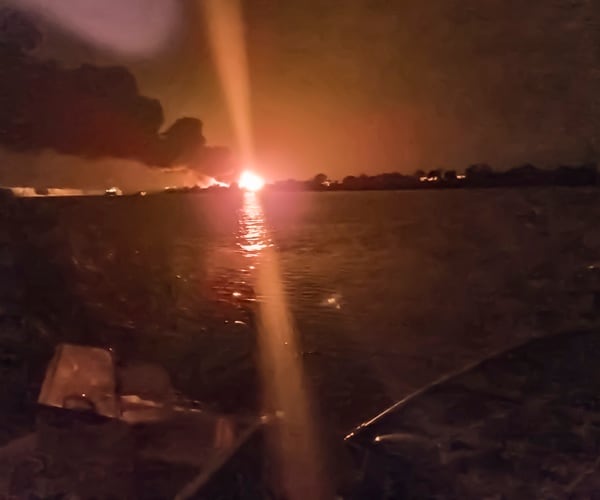 Ukraine Hits Key Russian Oil-Loading Port and 2 'Shadow Fleet' Tankers