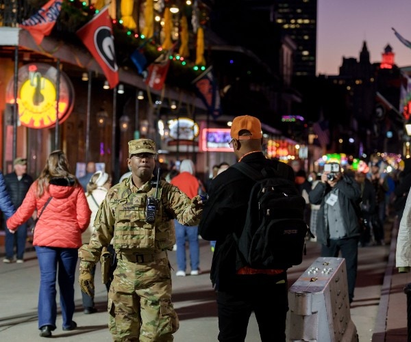 Guard Lands in NOLA for 1st New Year's Since Terror Attack