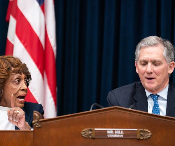 'Shut Him Up': Rep. Waters Erupts at Treasury Secretary Bessent