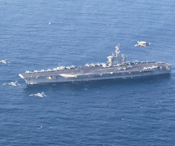 US Carrier Strike Group Enters Mideast; Iran, Terrorists on Alert