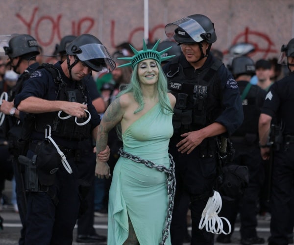 Dozens Arrested for Failing to Disperse After 'No Kings' Rally in Los Angeles